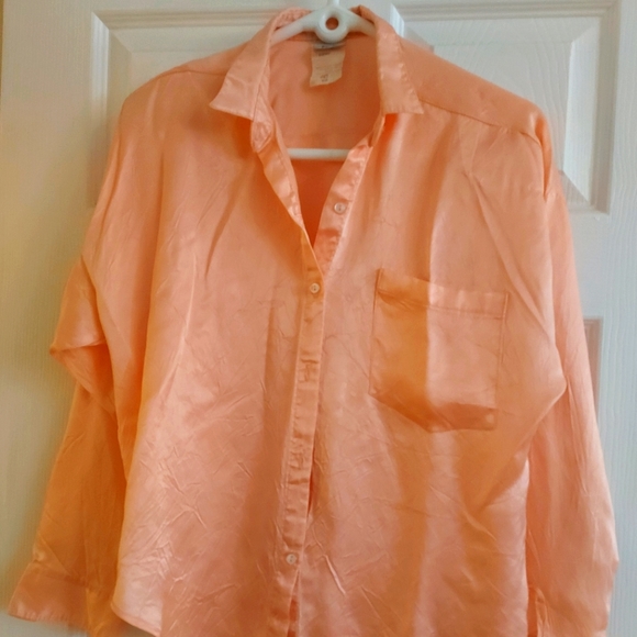 Vintage satin blouse - Picture 1 of 3